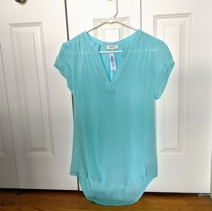 NWT Aritzia Babaton Phillip Silk Blend Shirt
